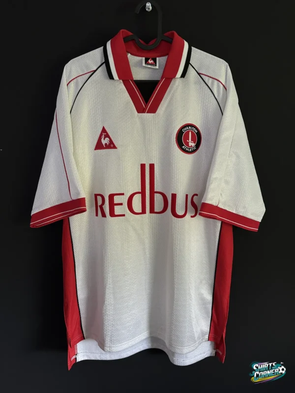 Koszulka Charlton Athletic 2000/01 wyjazdowa Le Coq Sportif, przód