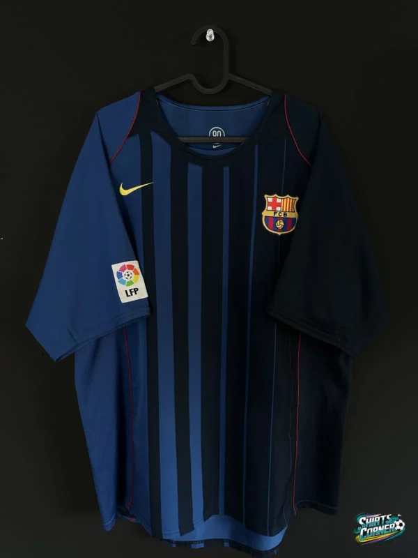 Koszulka FC Barcelona 2004/05 wyjazdowa Nike, przód
