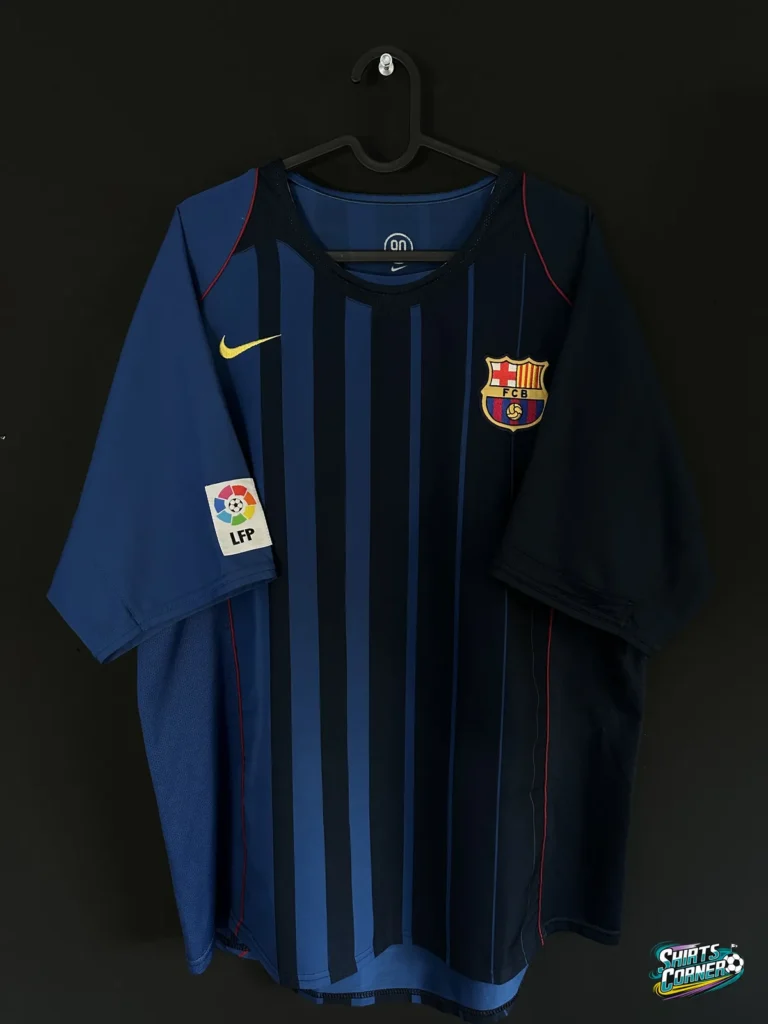 Koszulka FC Barcelona 2004/05 wyjazdowa Nike, przód