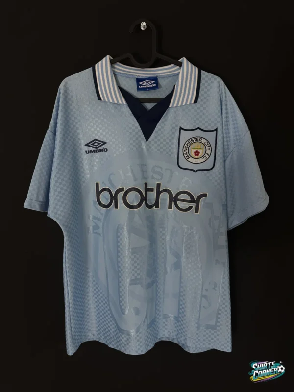Koszulka Manchester City 1996/97 domowa Umbro, front