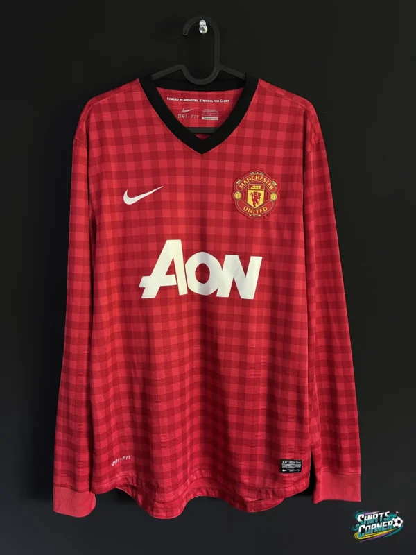 Koszulka Manchester United 2012/13 domowa Nike, długi rękaw, przód