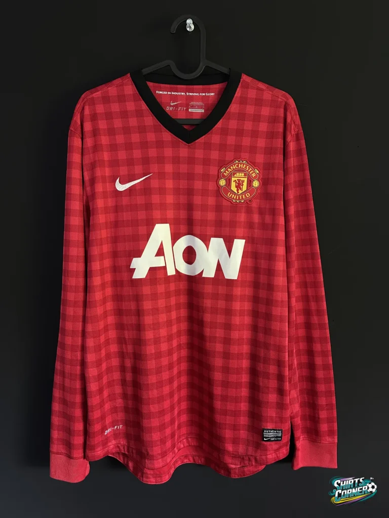 Koszulka Manchester United 2012/13 domowa Nike, długi rękaw, przód
