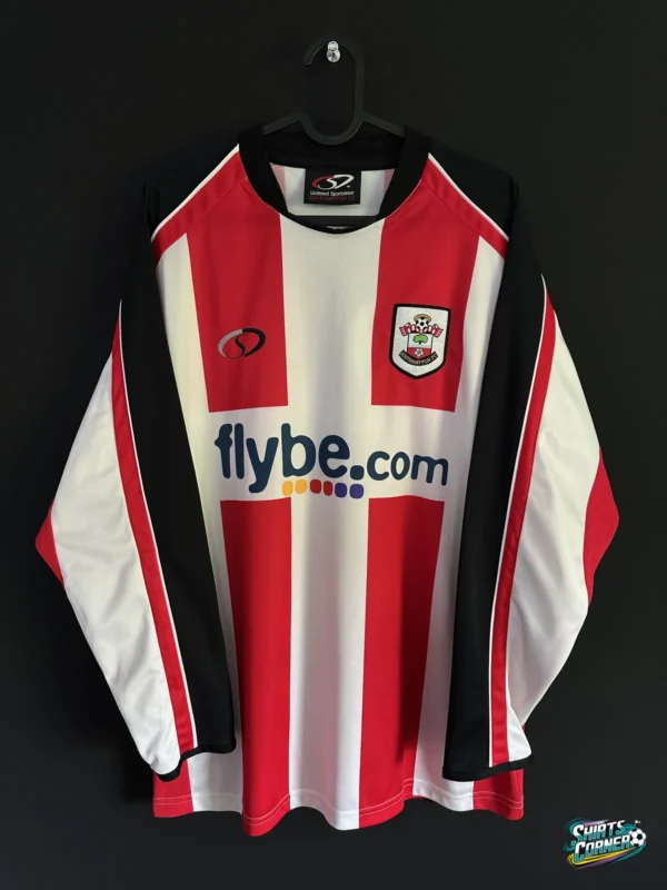 Koszulka Southampton FC 2006/08 domowa Saints, długi rękaw, przód